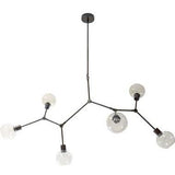 PADUA Contemporary Clear Glass - Crystal Palace Lighting
