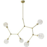 PADUA Contemporary Clear Glass - Crystal Palace Lighting
