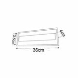 Barcelona LED Interior Wall Light in Chrome - Crystal Palace Lighting