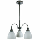 Benson 3 Light Pendant with Rod Set in Chrome Silver, 2 Orientation Options - Crystal Palace Lighting