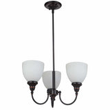 Benson 3 Light Pendant with Rod Set in Bronze, 2 Orientation Options - Crystal Palace Lighting