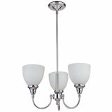 Benson 3 Light Pendant with Rod Set in Chrome Silver, 2 Orientation Options - Crystal Palace Lighting