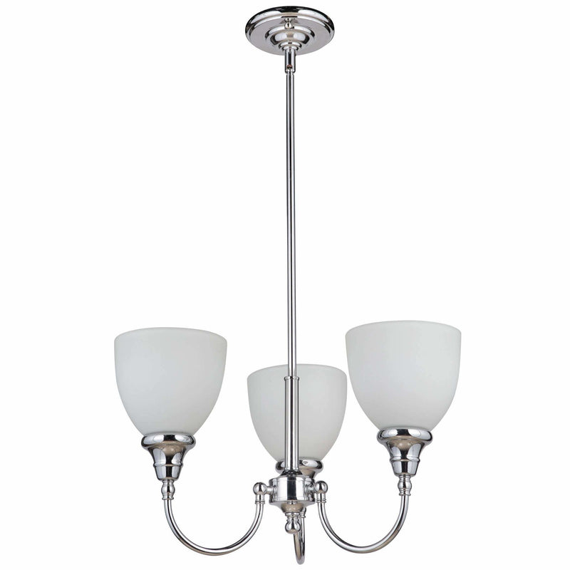 Benson 3 Light Pendant with Rod Set in Chrome Silver, 2 Orientation Options - Crystal Palace Lighting