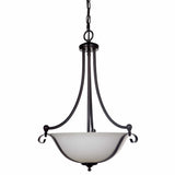 Dallas Chrome 3 Light Suspension Pendant, 2 Colour Options - Crystal Palace Lighting