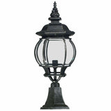 Flinders Exterior Pillar Mount, 2 Colour Options and 2 Size Options - Crystal Palace Lighting