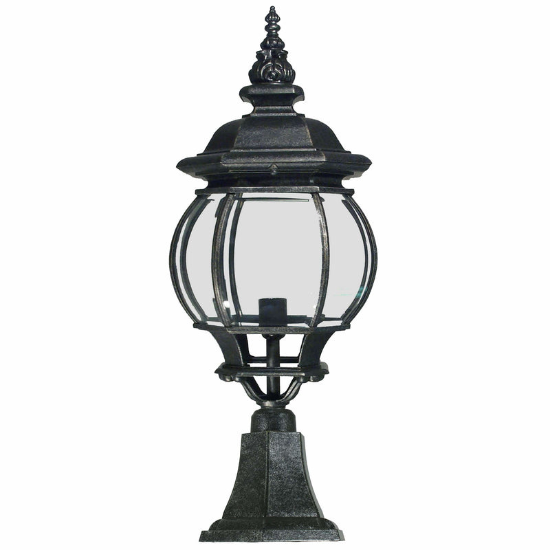 Flinders Exterior Pillar Mount, 2 Colour Options and 2 Size Options - Crystal Palace Lighting