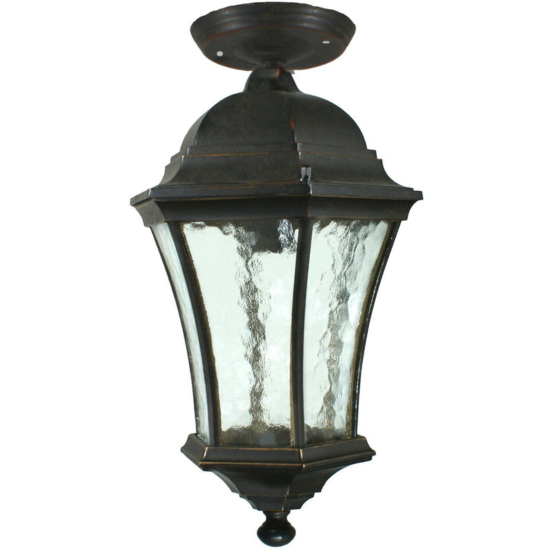 Strand Exterior Under Eave in Antique Bronze, 2 Size Options - Crystal Palace Lighting