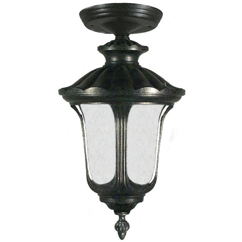 Waterford Exterior Under Eave in Antique Black, 2 Size Options - Crystal Palace Lighting