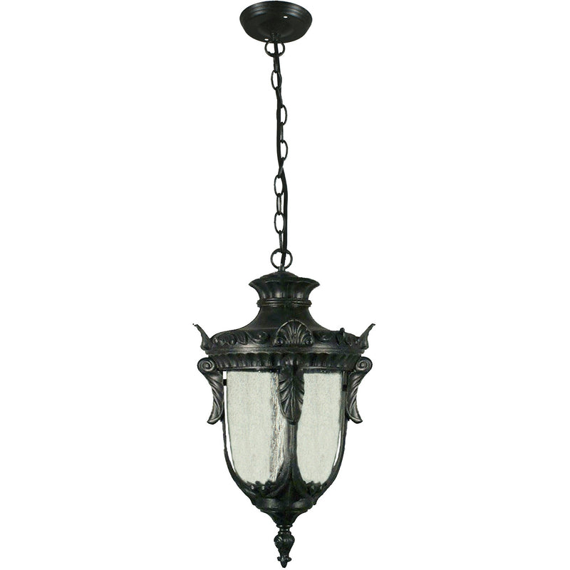 Wellington Pendant in Antique Black - Crystal Palace Lighting