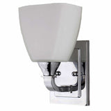 Futura 1 Light Wall Light in Chrome - Crystal Palace Lighting