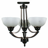 Houston 3 Light Flush Light, 2 Colour Options - Crystal Palace Lighting
