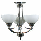 Houston 3 Light Flush Light, 2 Colour Options - Crystal Palace Lighting