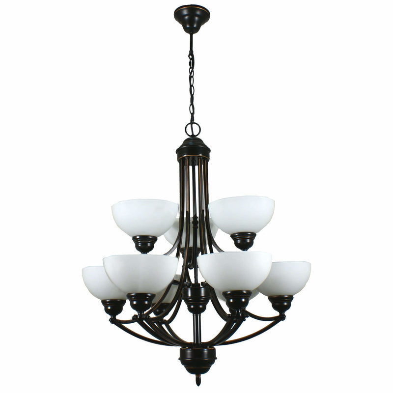 Houston 9 Light Pendant, 2 Colour Options - Crystal Palace Lighting
