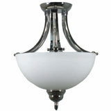Houston 2 Light Semi Flush Light, 2 Colour Options - Crystal Palace Lighting