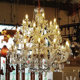 Marchand 24 Light Royal Crystal Chandelier, 2 Colour Options - Crystal Palace Lighting
