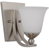 Rivoli 1 Light Wall Light, 2 Colour Options - Crystal Palace Lighting