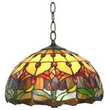 Red Tulip Pendant - Crystal Palace Lighting