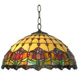 Red Tulip Pendant - Crystal Palace Lighting