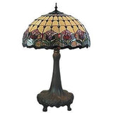 Red Tulip Table Lamp - Crystal Palace Lighting