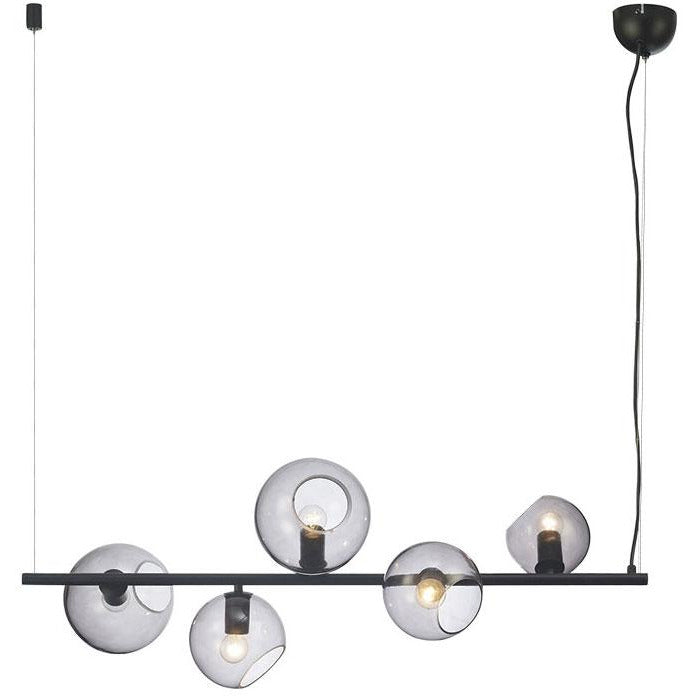 SINUS Designer Smoke Glass - Crystal Palace Lighting