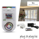 LED Plug & Play Strip Kit – 1m, 3m or 5m - Multicolour (RGB) - Crystal Palace Lighting