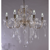 Marchand Stephanie Antique Brass Crystal Chandelier, Four Sizes - Crystal Palace Lighting