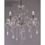 Marchand Stephanie Antique Brass Crystal Chandelier, Four Sizes - Crystal Palace Lighting