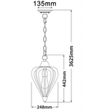 SENORITA series: E27 pendant lights - Crystal Palace Lighting