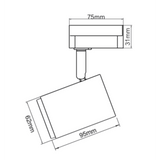 15W LED TRACK LIGHT - Crystal Palace Lighting