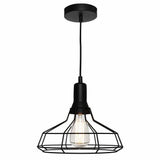 Cage Pendant in Black, 3 Size Options - Crystal Palace Lighting