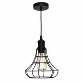 Cage Pendant in Black, 3 Size Options - Crystal Palace Lighting