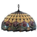 Red Tulip Pendant - Crystal Palace Lighting