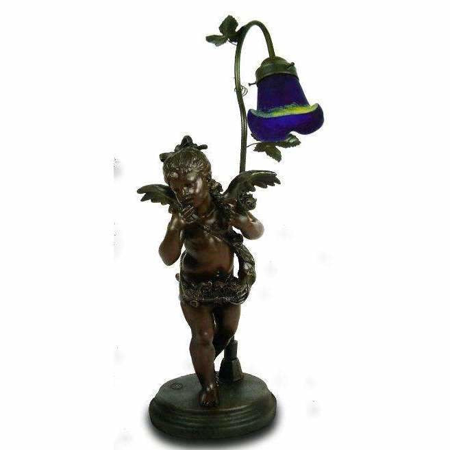 Marchand Cupid with 1 light table lamp - Crystal Palace Lighting