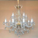 Marchand 15 Light Royal Crystal Chandelier, 2 Colour Options - Crystal Palace Lighting