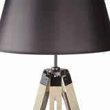 Ki Large Tripod Floor Lamp with Black Shade - Crystal Palace Lighting