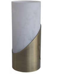 Touch Table Lamp in Antique Brass - Crystal Palace Lighting