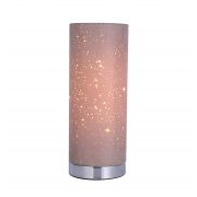 Touch Table Lamp in White Shade - Crystal Palace Lighting