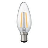 Candle LED Globe 3W; B15, B22, E14, E27 - Crystal Palace Lighting