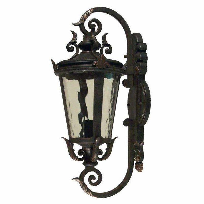 Albany Exterior Coach Wall Light in Antique Bronze, 3 Size Options - Crystal Palace Lighting