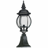 Flinders Exterior Pillar Mount, 2 Colour Options and 2 Size Options - Crystal Palace Lighting