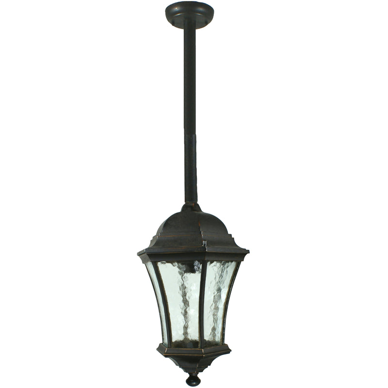 Strand Pendant with Rod Set in Antique Bronze - Crystal Palace Lighting