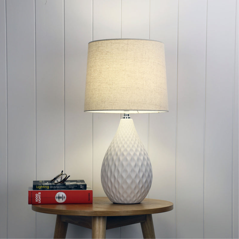 Danu Ceramic Table Lamp - Crystal Palace Lighting