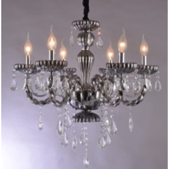 Marchand 6 Light Mavis Crystal Chandelier - Crystal Palace Lighting