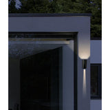 Wig Exterior Surface Mounted 2 Light LED Wall Light, 2 Colour Options, (Up+Down) - Crystal Palace Lighting