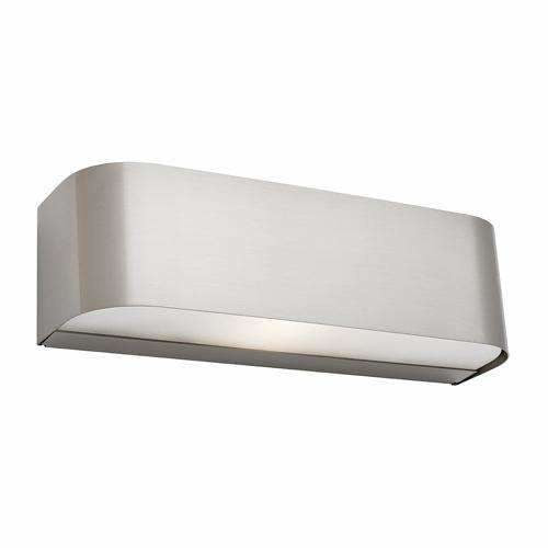 Benson Wall Light in Satin Chrome Silver - Crystal Palace Lighting