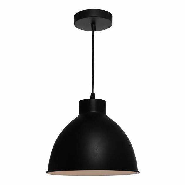 Dome Pendant in Black - Crystal Palace Lighting
