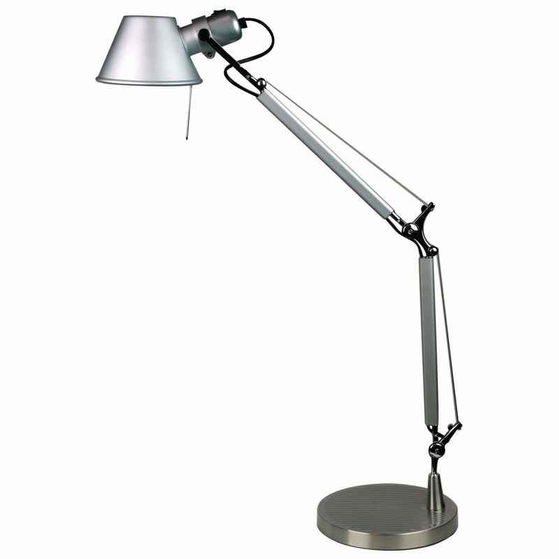Forma Retro Table Lamp in Silver - Crystal Palace Lighting
