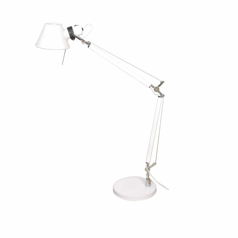 Forma Retro Table Lamp in Antique White - Crystal Palace Lighting