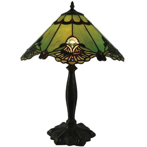 Green Majorelle Table Lamp - Crystal Palace Lighting