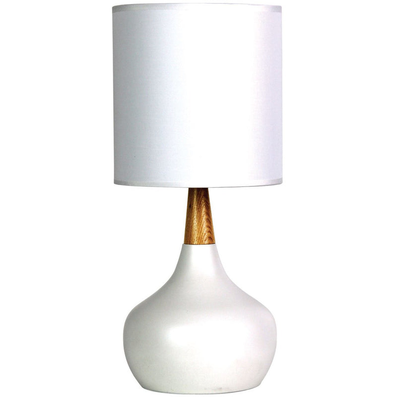 Pod Table Lamp in Matte White - Crystal Palace Lighting